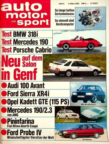 Deckblatt Auto Motor und Sport (05/1983)
